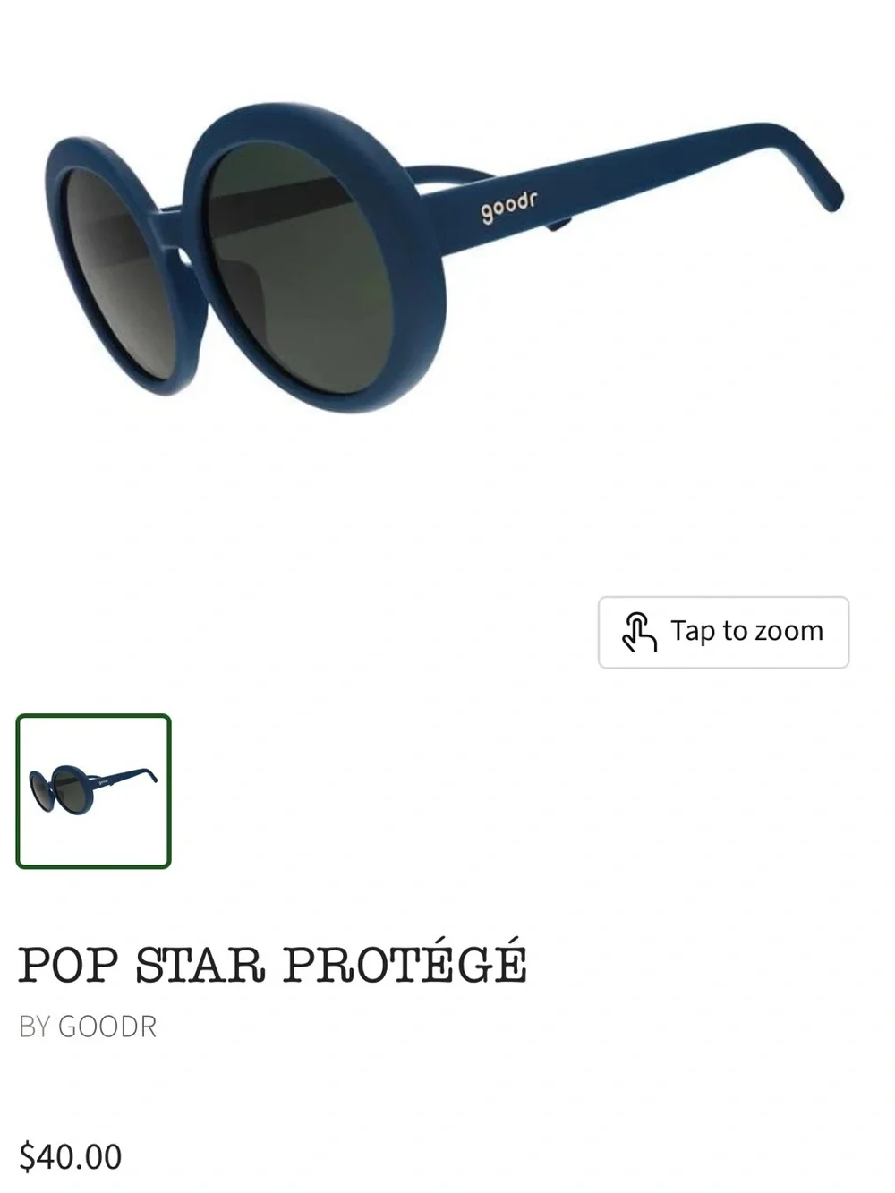 Goodr 😎 pop star protege